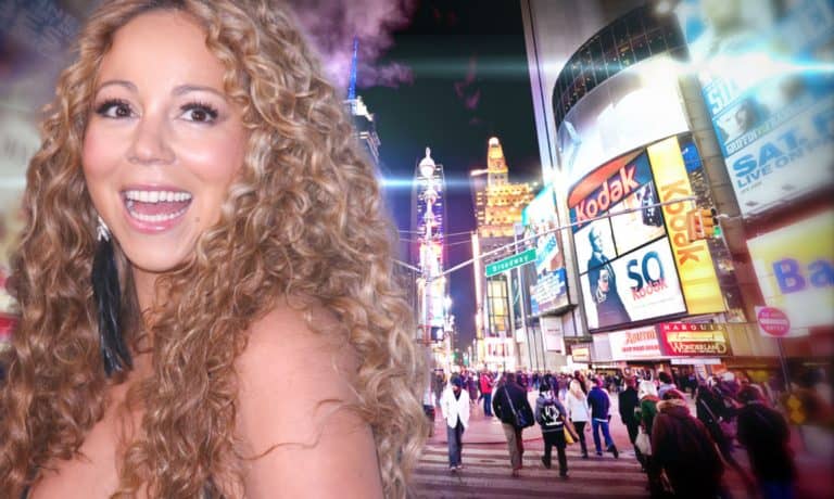 Mariah in Times Square